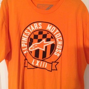 Alpinestars Shirts - Size Xl Alpine Star orange tshirt! Alpinestars Shirts - Size Xl Alpine Star orange tshirt!